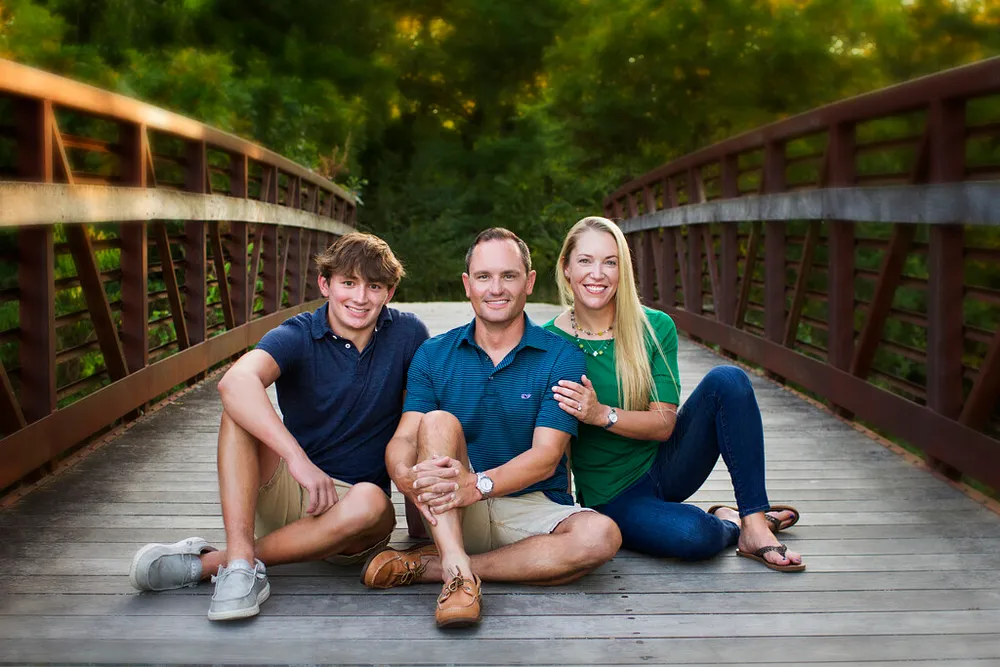 A Barden Family Dentistry patient family outdoors